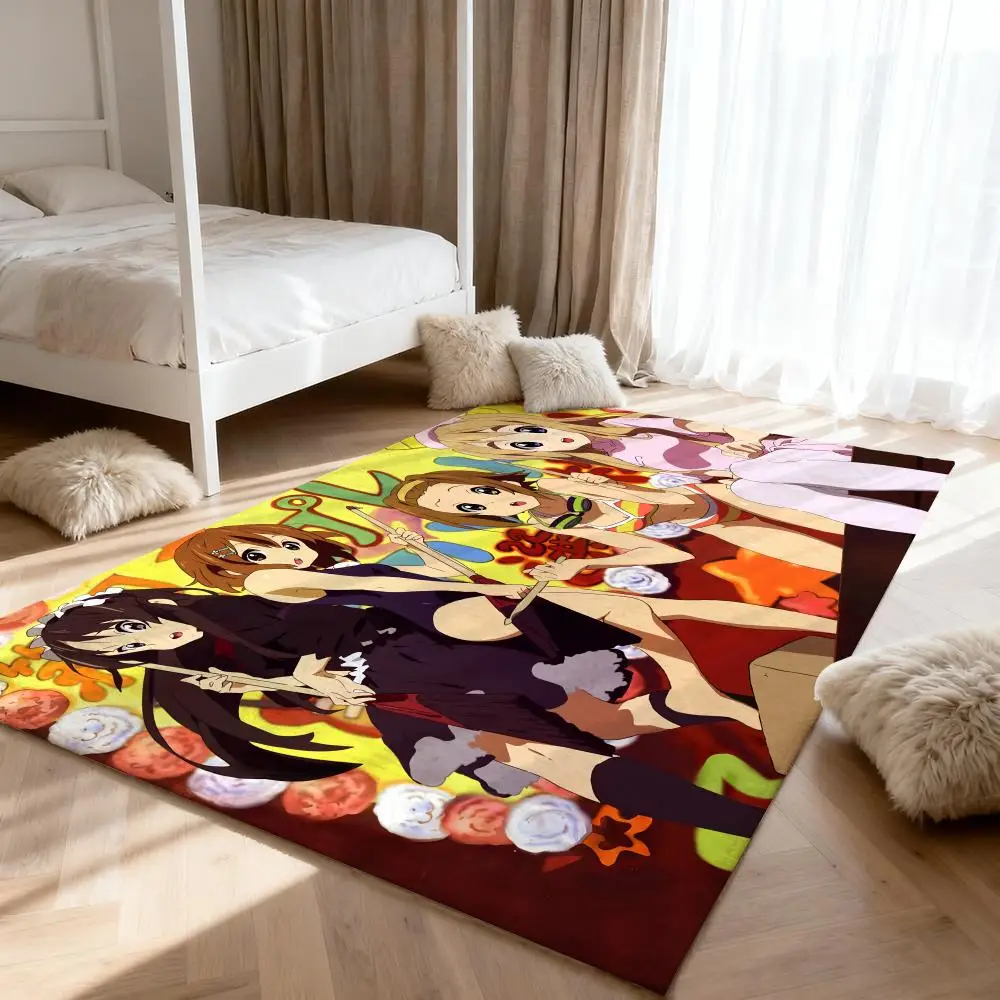 

CUTE K-o-ONs anime Floor Mat Soft Thickened Absorbent Non-Slip Bedroom Living Room Door Mat Home Decor Flannel Rugs