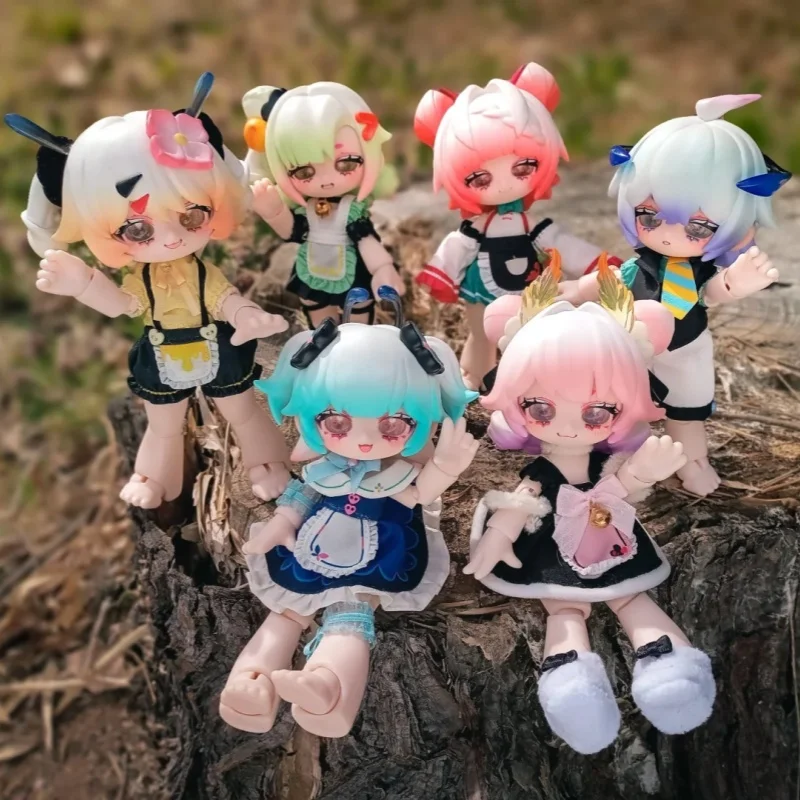 

Out-Of-Print Kukaka Bug Cafe 12-Point Bjd Action Figure - Blind Box Creative Doll Figurine Collectible Toy Gift For Enthusiasts