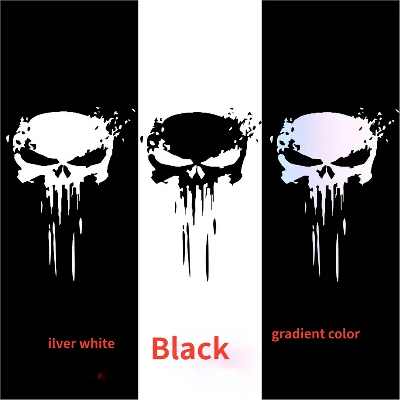 10 x 15CM 3D Punisher Skull Blood Sticker Vinyl Car Body Decals Stickers Motorcycles Decoration Car Styling Accessories Stickers