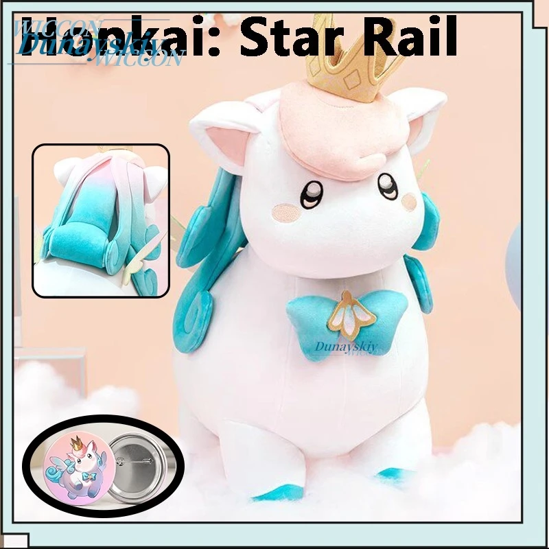 

Honkai: Star Rail Ika Plush Pillow Kawaii Stuffed Doll Round Badge Pins Game Merchandise Halloween Christmas Gifts