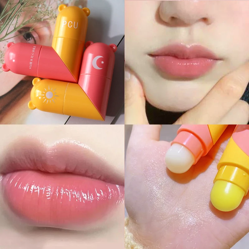 Cute Nourish Double Ended balsamo per le labbra rossetto umidità non grassa riduce la fodera per le labbra balsamo per le labbra professionale