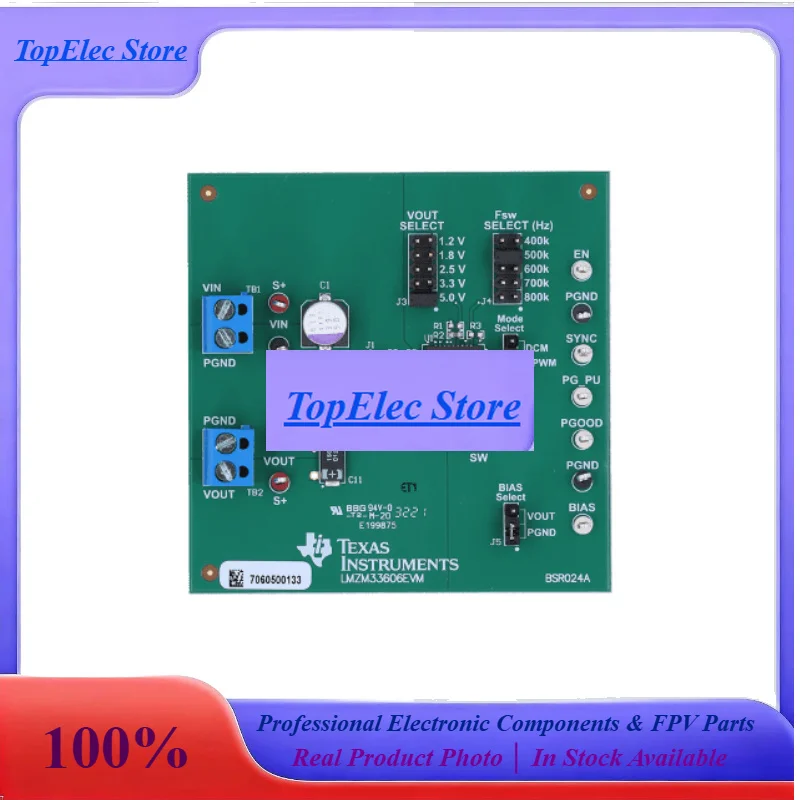 ToPESsLMZM33606EVM Power Module Evaluation Board - 3.5V-36V Input, 1V-20V Output, 6A Current