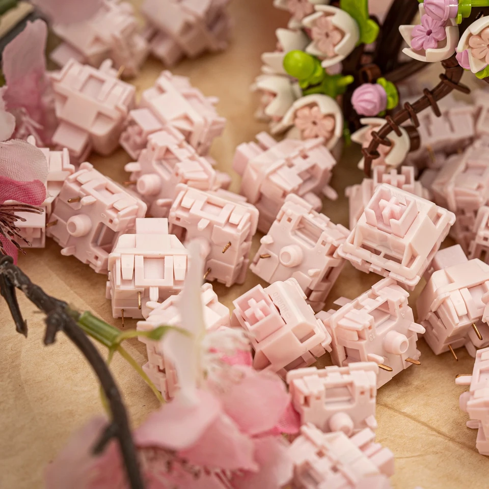 HUANO Sakura Switch Mechanical keyboard Switches POK POM PA66