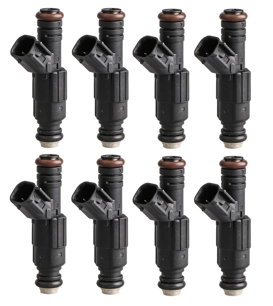 

Set(8) EV6 47LB 47# Fuel Injectors For 2011-2021 For Ford Mustang 5.0L 4V M9593LU47