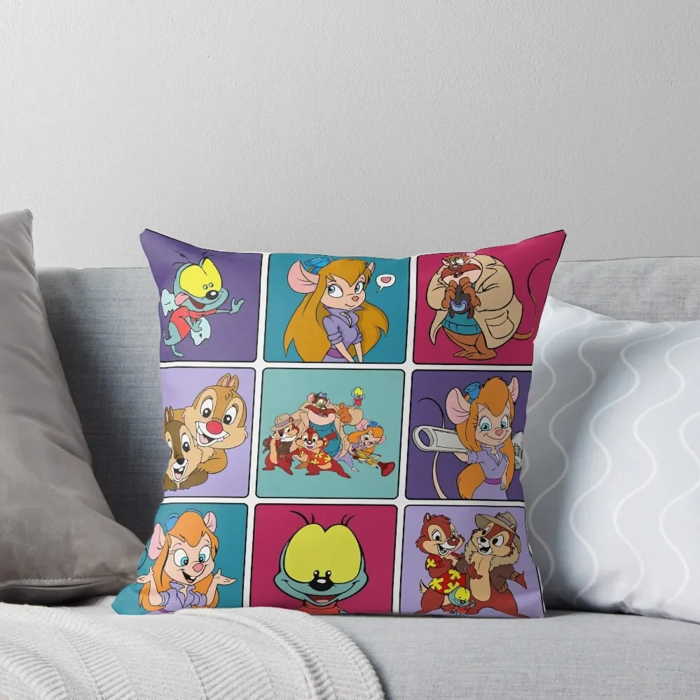 

Rescue Rangers squares Throw Pillow Decorative pillowcase Sofa Cushions Cover Decorative Cushion pillow