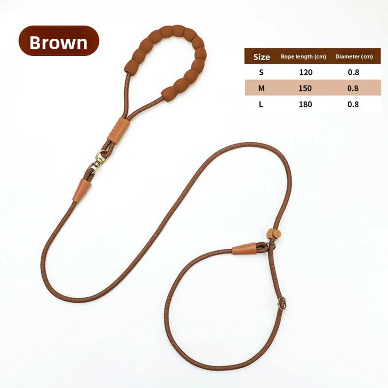 P Rope for Walking Dogs, Traction Rope for Going Out, Dog Training Special Dog Chain, Large, Medium and Small Dogs
