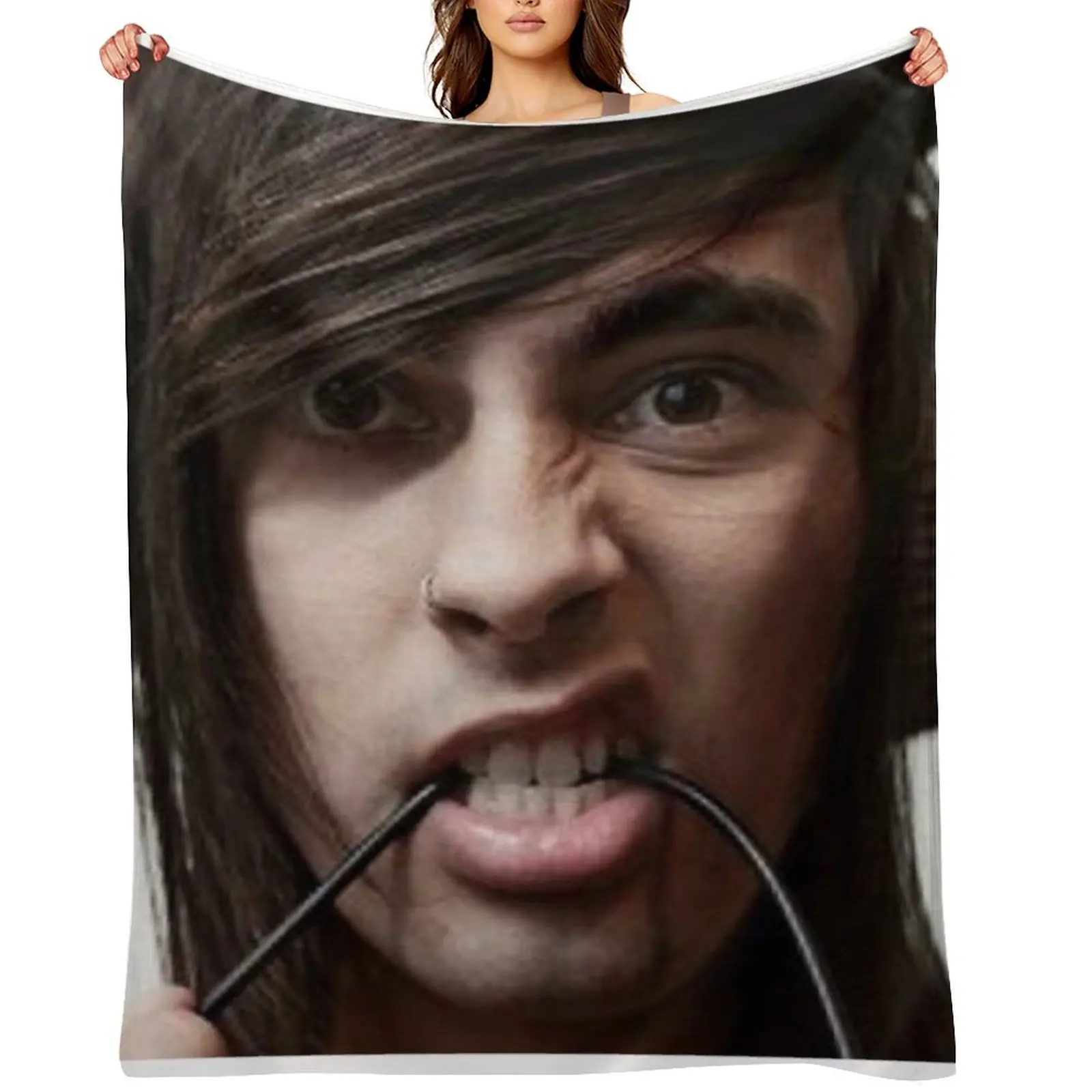 

Vic Fuentes Throw Blanket Plaid warm winter For Sofa Thin Fashion Sofas Blankets