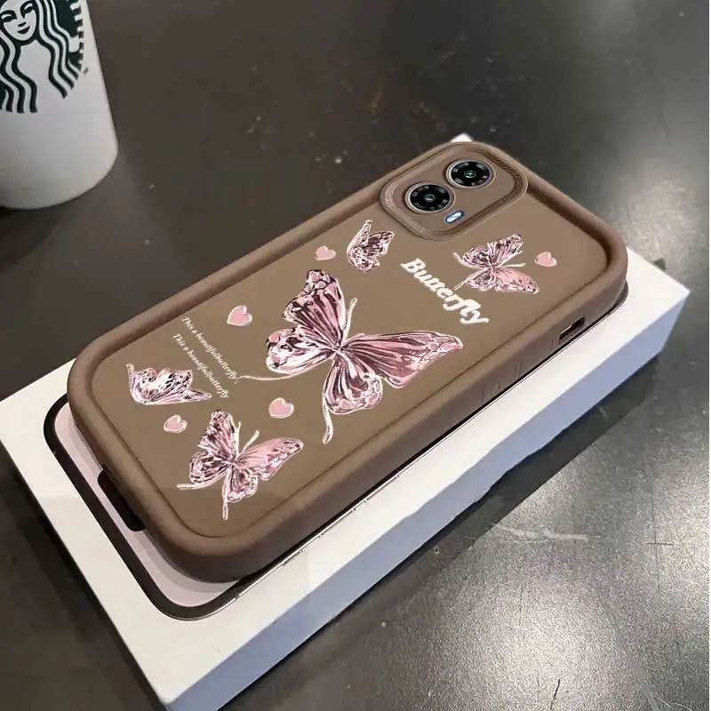 G34 Star Butterfly Sky Eye Ladder Phone Case For Motorola Moto G34 Cover