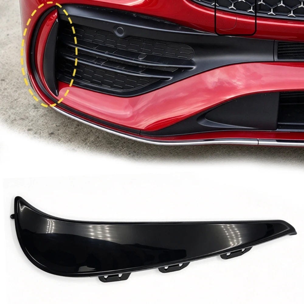 For Mercedes W206 Canard Flap Wing For Benz C Class C180 C200 C260 C300 2068852902 Air Inlet Blade Spoiler Fog Lamp Grill Grille