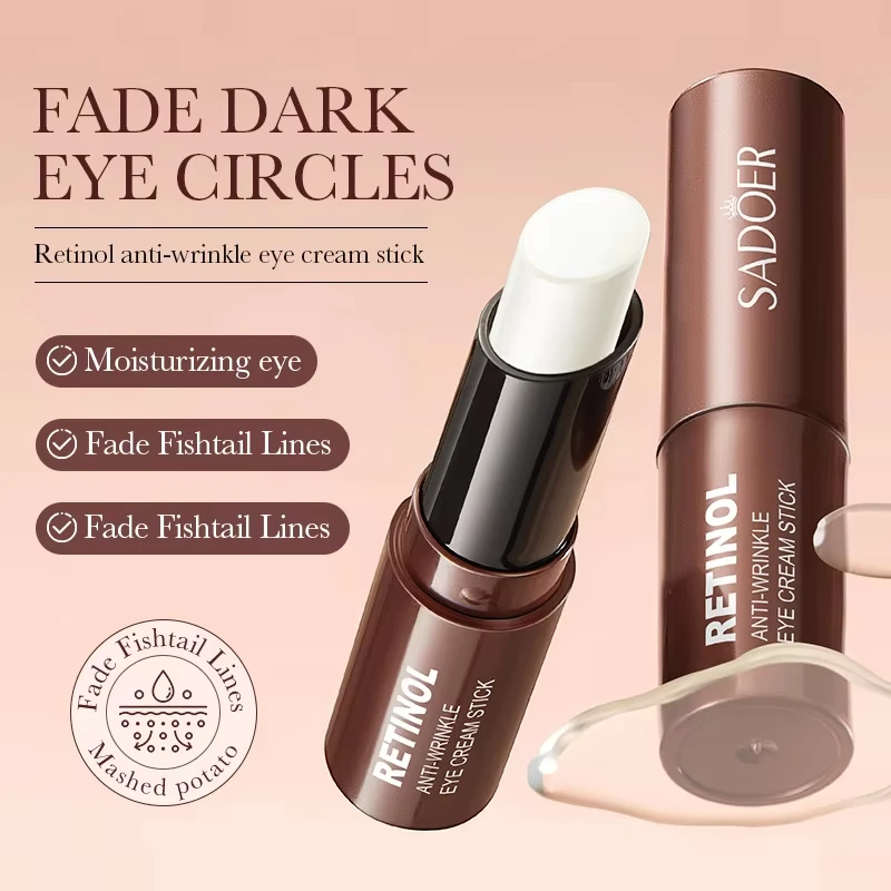 Retinol Eye Cream Stick Improve Dark Circles Under the Eyes Moisturizing Firming Eyes Cream Eye Korean Skin Care Cosmetics
