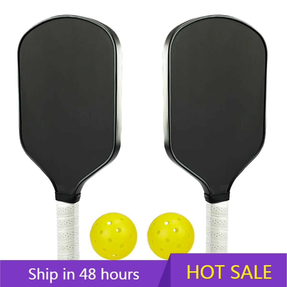 

YTYIN OEM Custom T700 Carbon Fiber Honeycomb Core Graphite Balls All-Ages USAPA Approved Pickleball Racket Set for Entertainment