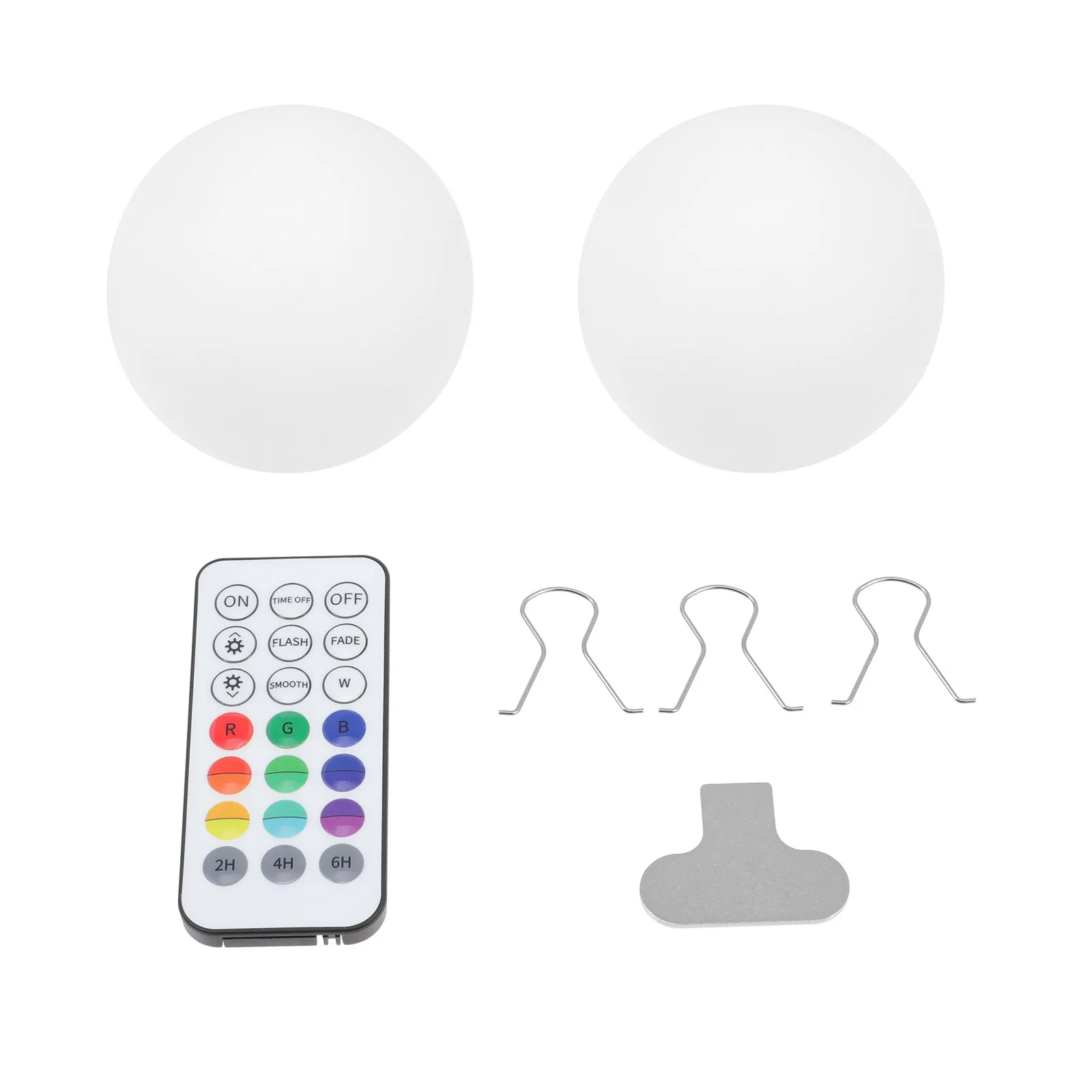 2Pcs LED Luminous Ball Lights Colorful Round Garden Lawn Outdoor Floating Waterproof Decorative Pool Lights for Yard Party - view 3