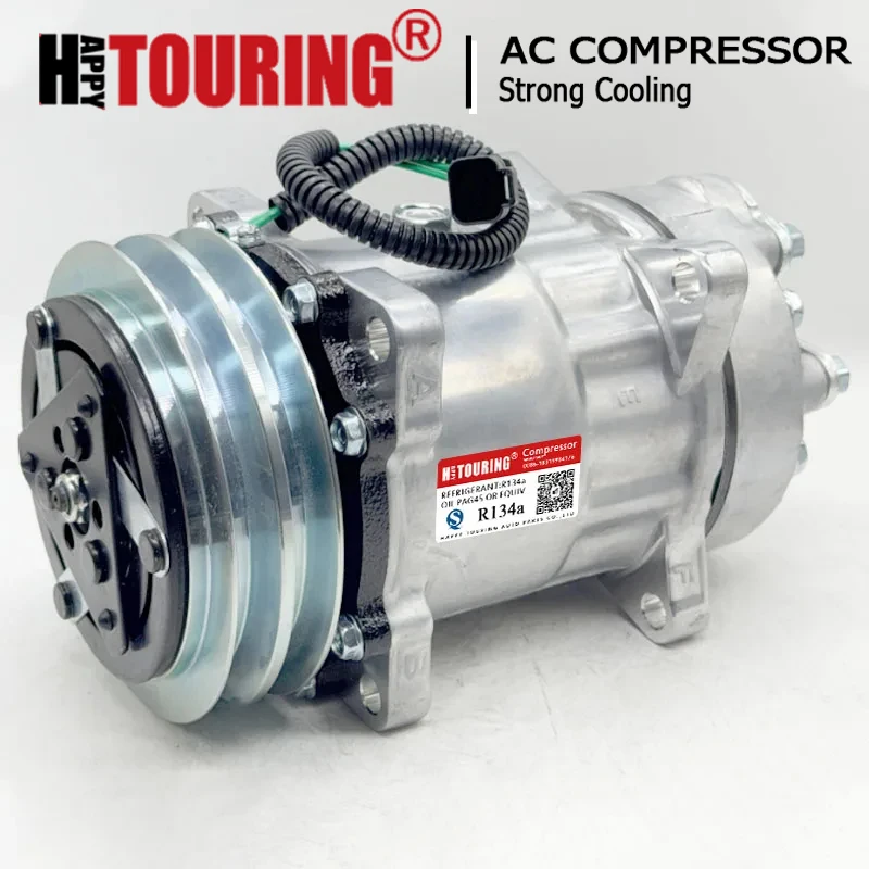 

Компрессор переменного тока SD7H15 для колесного погрузчика Volvo EC210D 14649606 14518640 15082742 11104419 11412632 14506862 9011412632