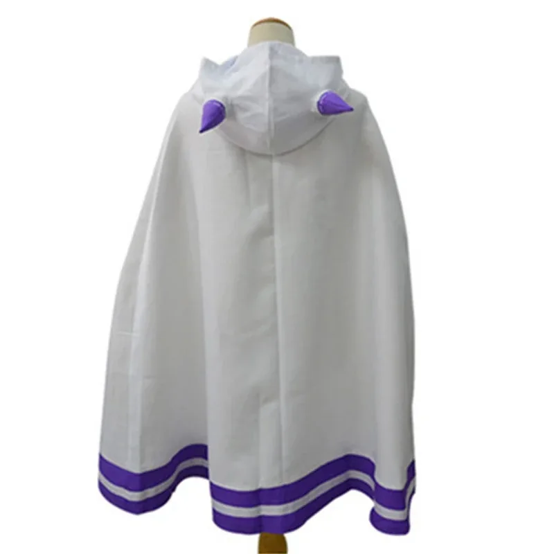 Kodiak Anime RE: Life In A Different World From Zero Emilia Ears Cape Women Girils Casual Capes Halloween Carnival Co 2025 New