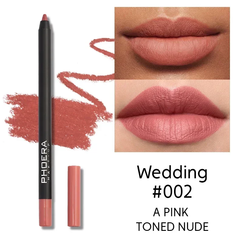 Waterproof Nude Brown Lip Liner Lipstick Pencil Matte Red Pink Contour Tint Lipstick Lasting Non-stick Cup Lips Makeup Cosmetics