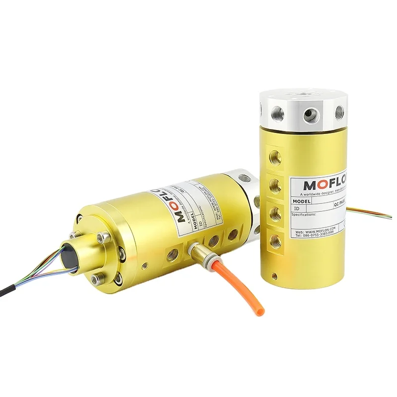 

MAPH100 is 1 passage Pneumatic /Hydraulic + 2~96wires Electrical Slipring.