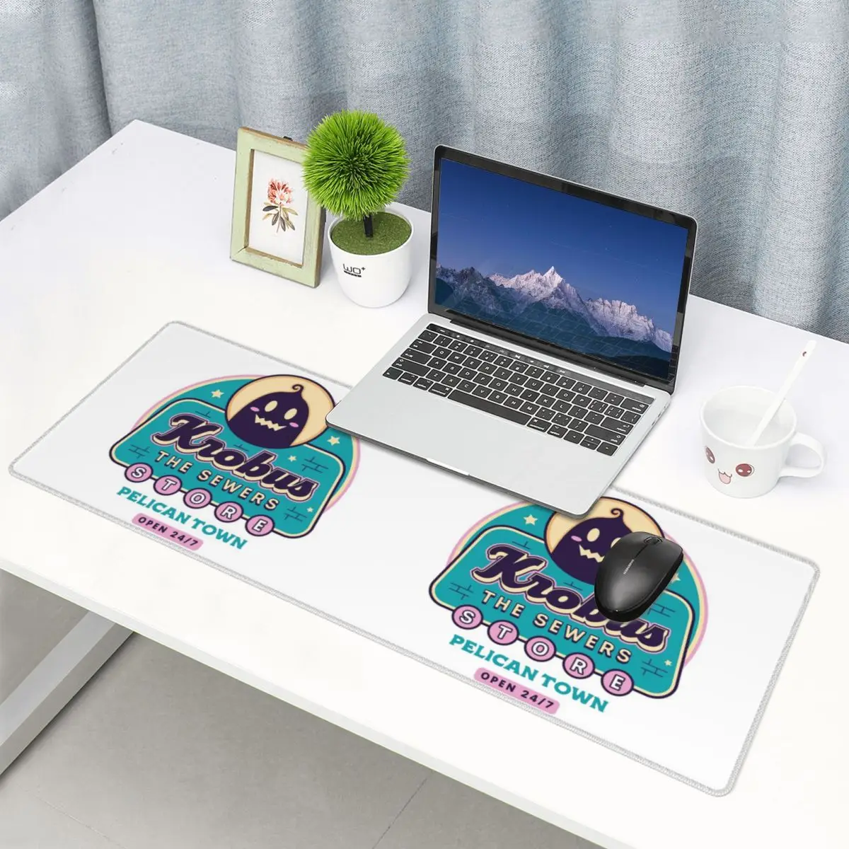 Large Mouse Pad Krobus The Sewers Merchant Stardew Valley Gamer PC Laptop Mats Keyboard Carpet Computer Gaming Desk Mat