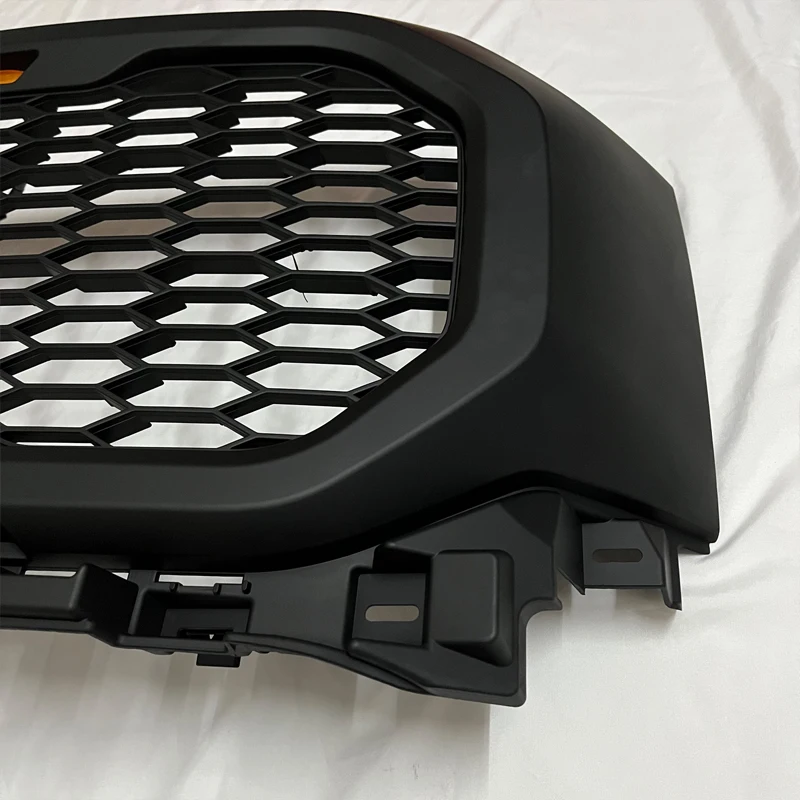 Per F-150 LED Racing Grill per F150 Raptor Style griglie per auto 2021 2022 2023 griglie anteriori nere paraurti Mesh Cover griglia del radiatore