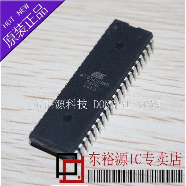 AT89C55WD-24PU DIP40    10PCS