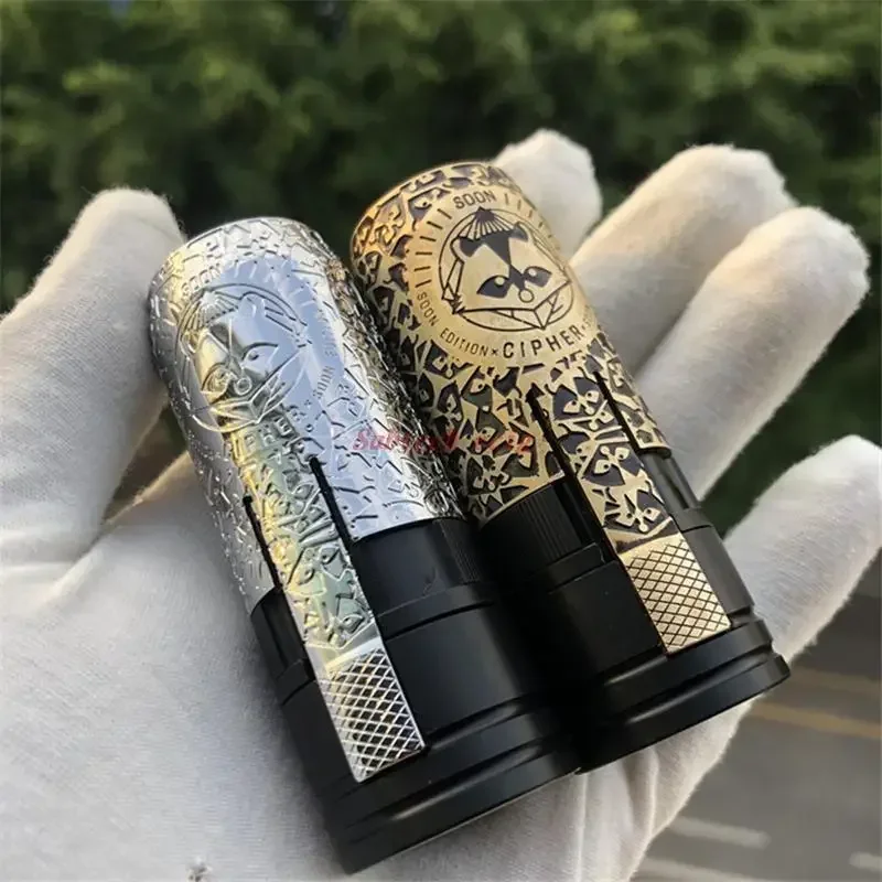 Gammon CipherSkull Limited Edition Mod, MK2 Special Style, Mod Mecânico, Mods de Latão, Bateria Única 18650, Vape, Ecig, 26mm