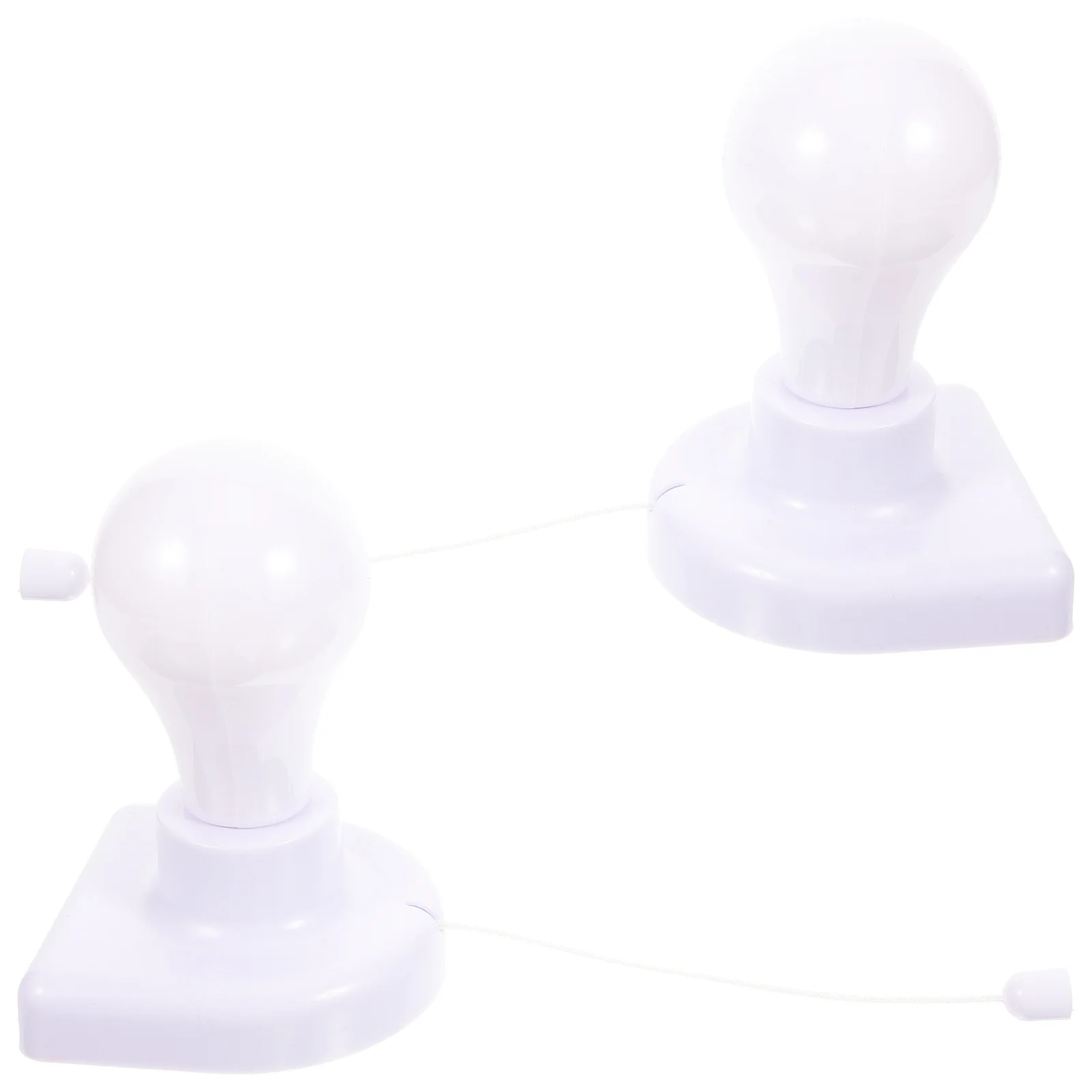 

2Pcs LED Pull Rope Night Light Small Wall Switch Light for Drawer Cabinet Closet Bedroom Flicker-Free Lamp