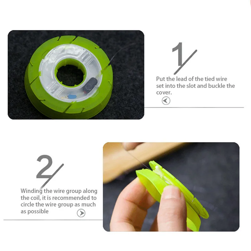 Main Line Box Fishing Tackle Silicone Main Spool Not Hurting the line Closed Fishing Main Coil Winding Fishing Accessories