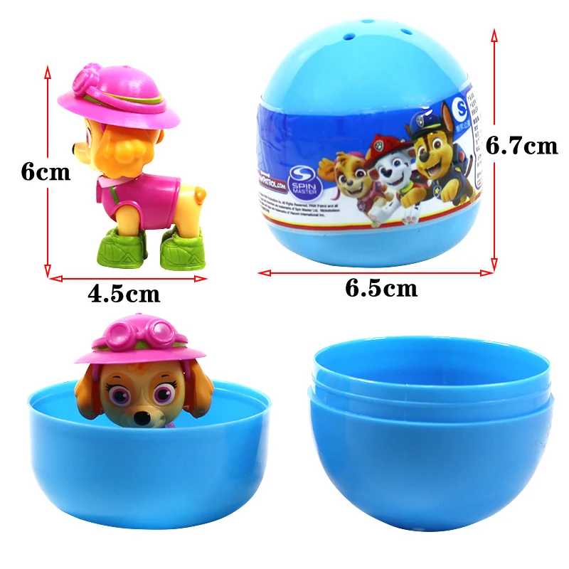 Paw Patrol Surprise Egg Toys Action Figure Jungle Series All-Star Series Rescue Dogs Building Blocks Patrulla Canina Kids Gifts