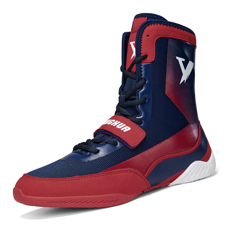New Women Boxing Shoes Men Fitness Professional Wrestling Shoes Breathable Fighting Boots Gym Fitness Fighting Sports Shoes