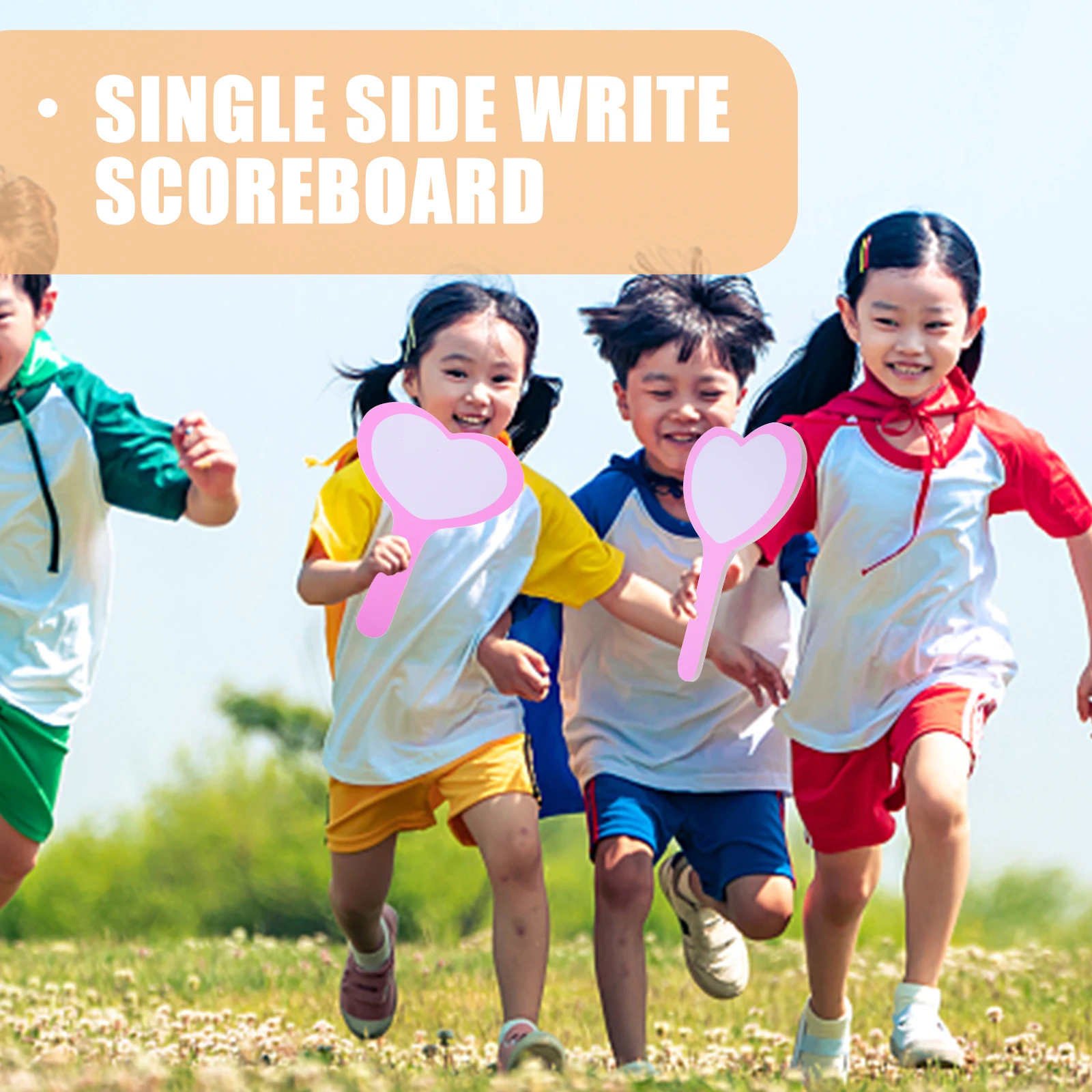 

3 Pcs Scoreboard Simple Erasable Card Single Sided Blank Board for Sports Events DIY Writing Props Paper Scoring Team