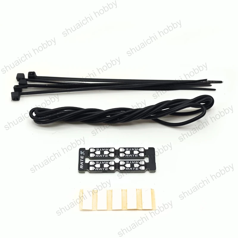 2Sets RC Model Airplane Motor Line Extension Board with Black Silicone Wire Spare Parts for 3.5inch FPV Racing Drone Accessories