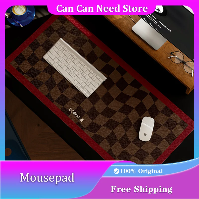 

Large Size Mousepad Waterproof Oil Resistant Non-Washable Heat Insulation Keyboard Pad Simple Sle PVC Material Office Desk Mat