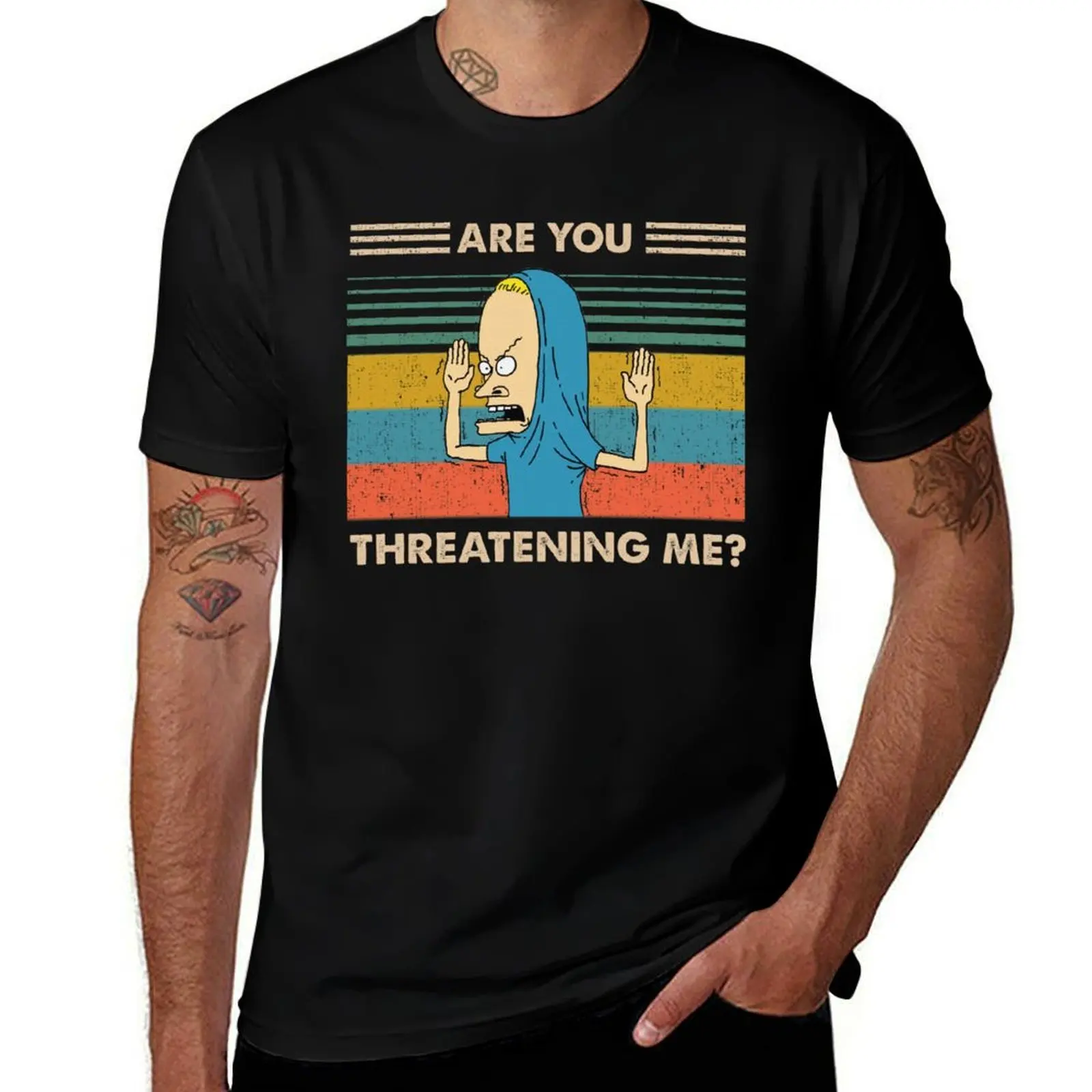 Are You Threatening Me? T-Shirt Sports Basic Short Sleeve T-Shirt