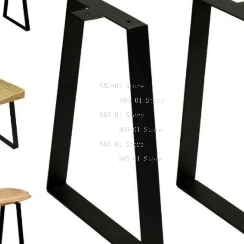 16 Inch Trapezoid Steel Table Legs 2PCS for DIY Coffee Table Desk Bench Furniture Legs