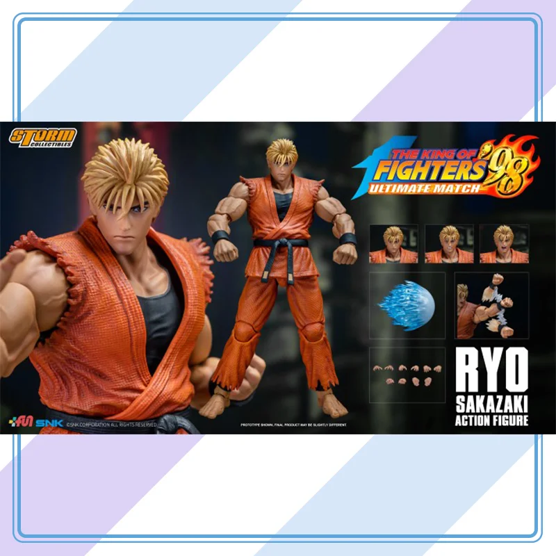 

【100% оригинал】Шторм в наличии RYO SAKAZAKI- THE KING OF FIGHTERS'98 UM Коллекция Серия Модель Персонаж из мультфильма Фигурка