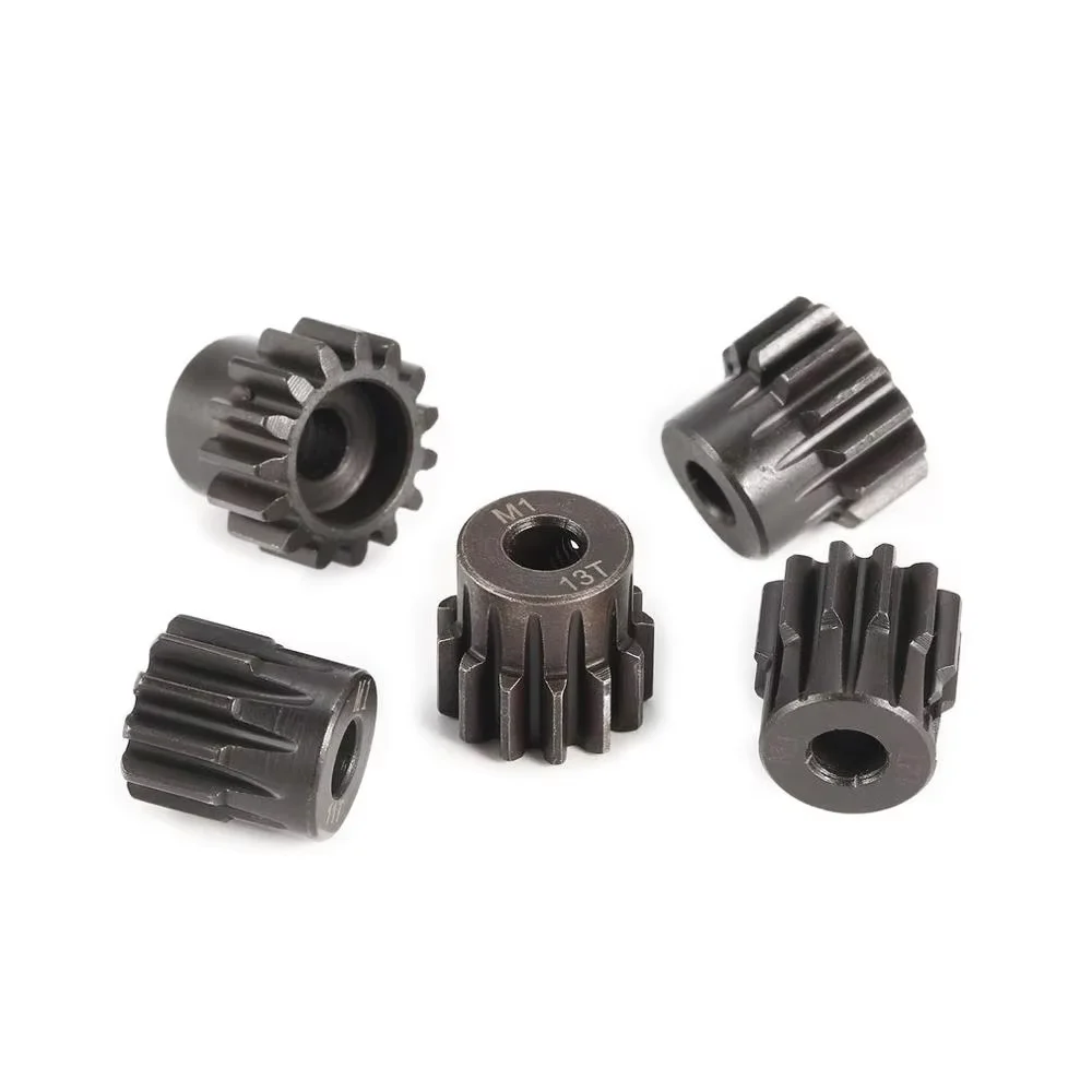 M1 5mm 11T 13T 14T 16T 17T 21T 25T 27T 29T 34T Metal Motor Gear Pinion for 1/10 1/8 1/7 RC Model Car 5mm Shaft Motor Accessories