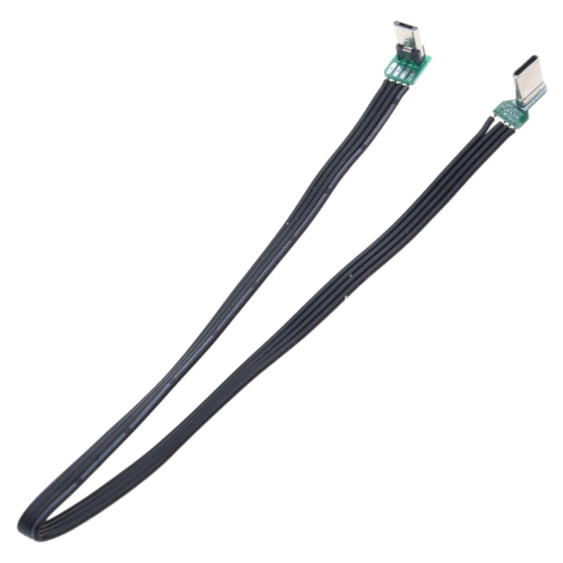 Type C to USB 5Pin Connection Charging Cable for Mobile Devices, Game Consoles, and Cameras Left Right Angled Drop Shipping