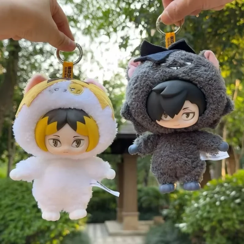 

100% 2025 New Haikyuu!! Yu Nishinoya Anime Tadashi Yamaguchi Shoyo Hinata Vinyl Pendant Collectible Toys Trendy Blind Box Gift