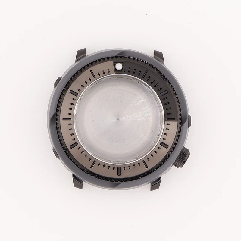 45mm Blue Tuna Canned Watch Cases for Seiko Mod Kit NH35 NH34 Automatic Mens Replacement Parts