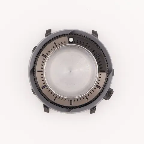 45mm tonfiskburk mineralglas armbandsur klocka boett för Seiko Mod NH35 NH36 automatiskt urverk bygga reservdelar 10 best sales Seiko Tuna klockboett - №2