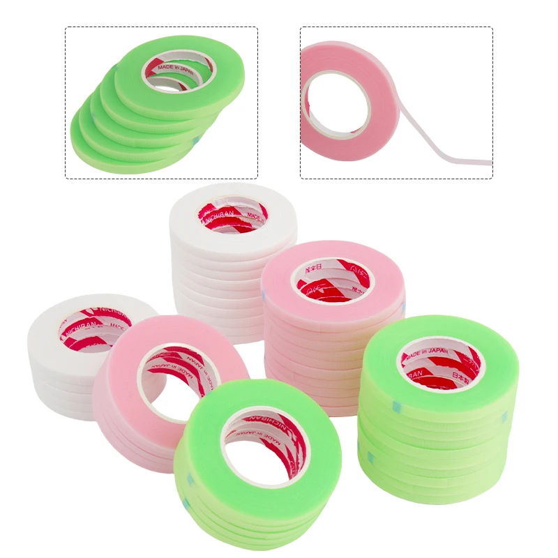 5/10 Stück Macaron-farbenes Mini-Wimpernband, japanisches, weiches, nicht gewebtes Wimpernverlängerungsband, atmungsaktives Lifting-Klebeband für Wimpern-Salons