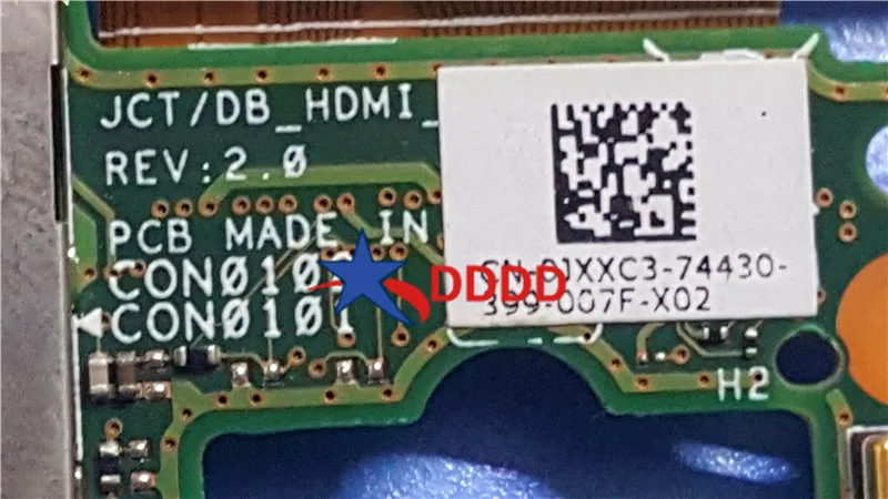 Original Tablet t07g DC Power Jack Board For Dell Venue 11 Pro 7130 0jxxc3 jct db hdmin board Charge - alternate angle