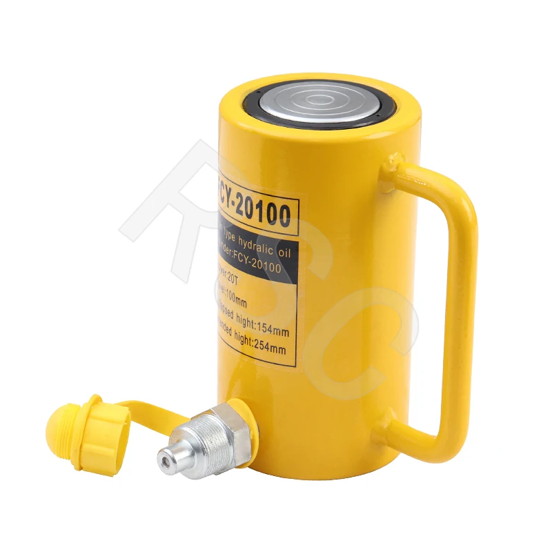 Getto per cilindro idraulico a corsa lunga FCY-20100 - Capacità di 20 tonnellate, strumenti idraulici con corsa da 100 mm