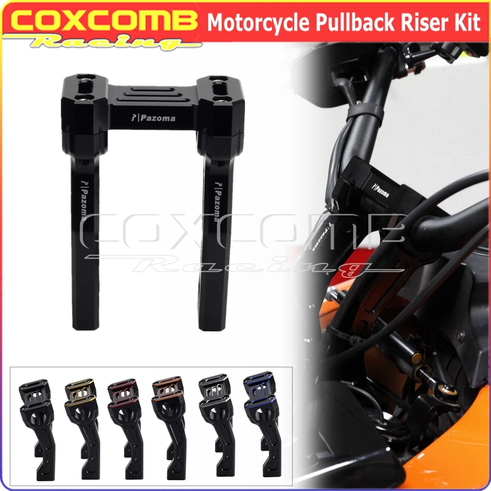 

Handlebar Lift Motorcycle Handle Bar Pullback Riser Offset Backward Top Clamp Cover For Harley Pan America 1250 RA1250 RA1250S