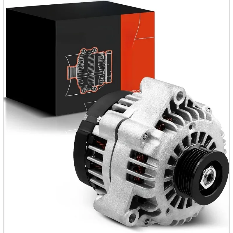 

Alternator Compatible with Chevrolet/Chevy, Cadillac, GMC Vehicle Models, 4.3L 4.8L 5.0L 5.3L 5.7L 6.0L 6.5L 6.6L 8.1L