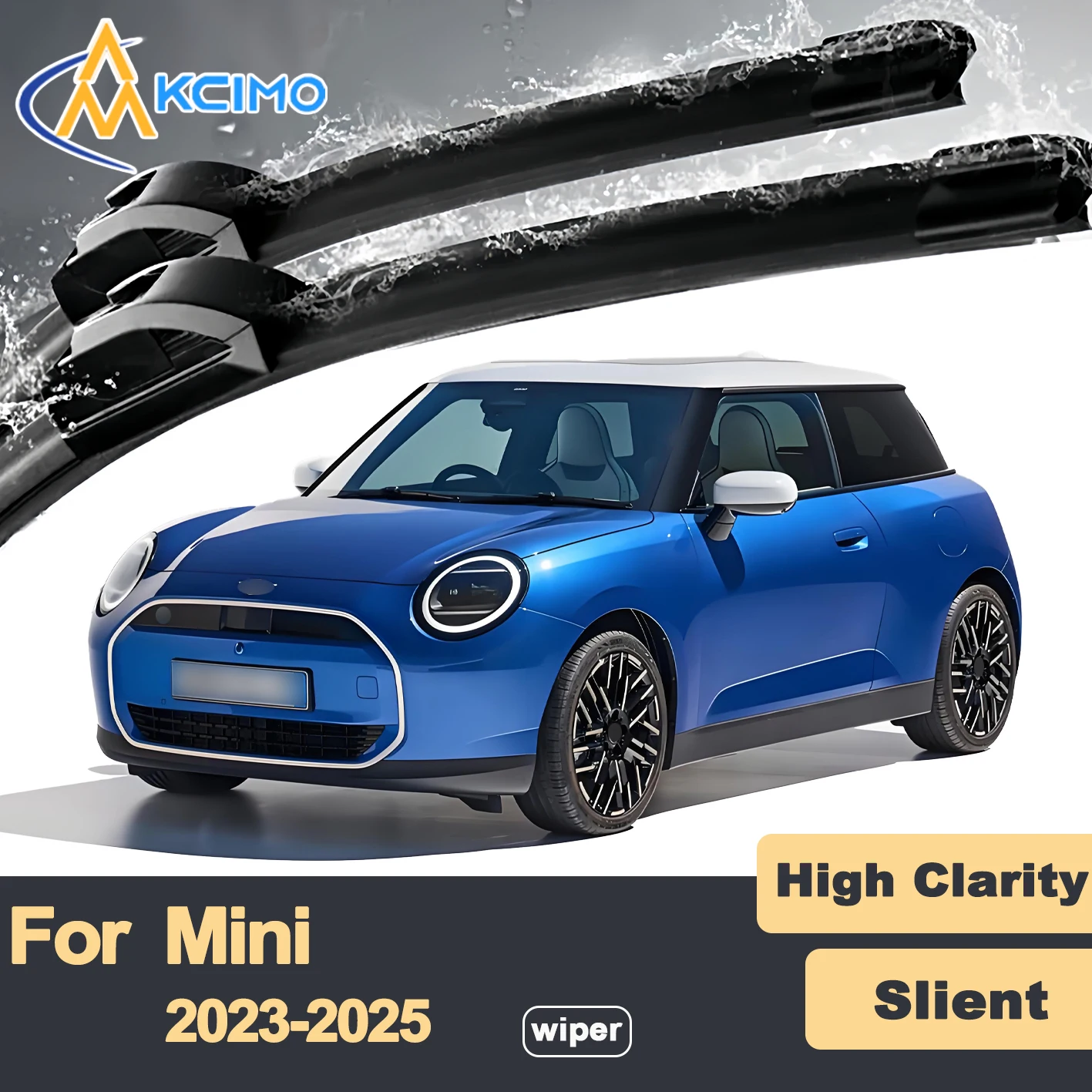 

Premium Rubber Durable Silent Windshield Wiper Blades 2pcs for Mini Cooper E SE J01 2023-2025 Front Wiper Blades Set