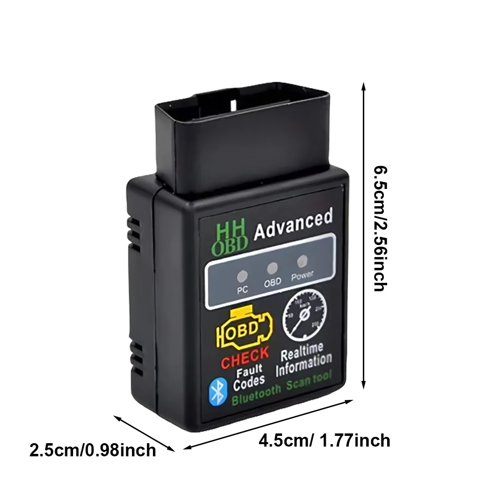 قارئ رمز الخطأ الماسح الضوئي لآلة تشخيص السيارات obd، يدعم بث البيانات في الوقت الحقيقي واختبار استشعار الأكسدة،