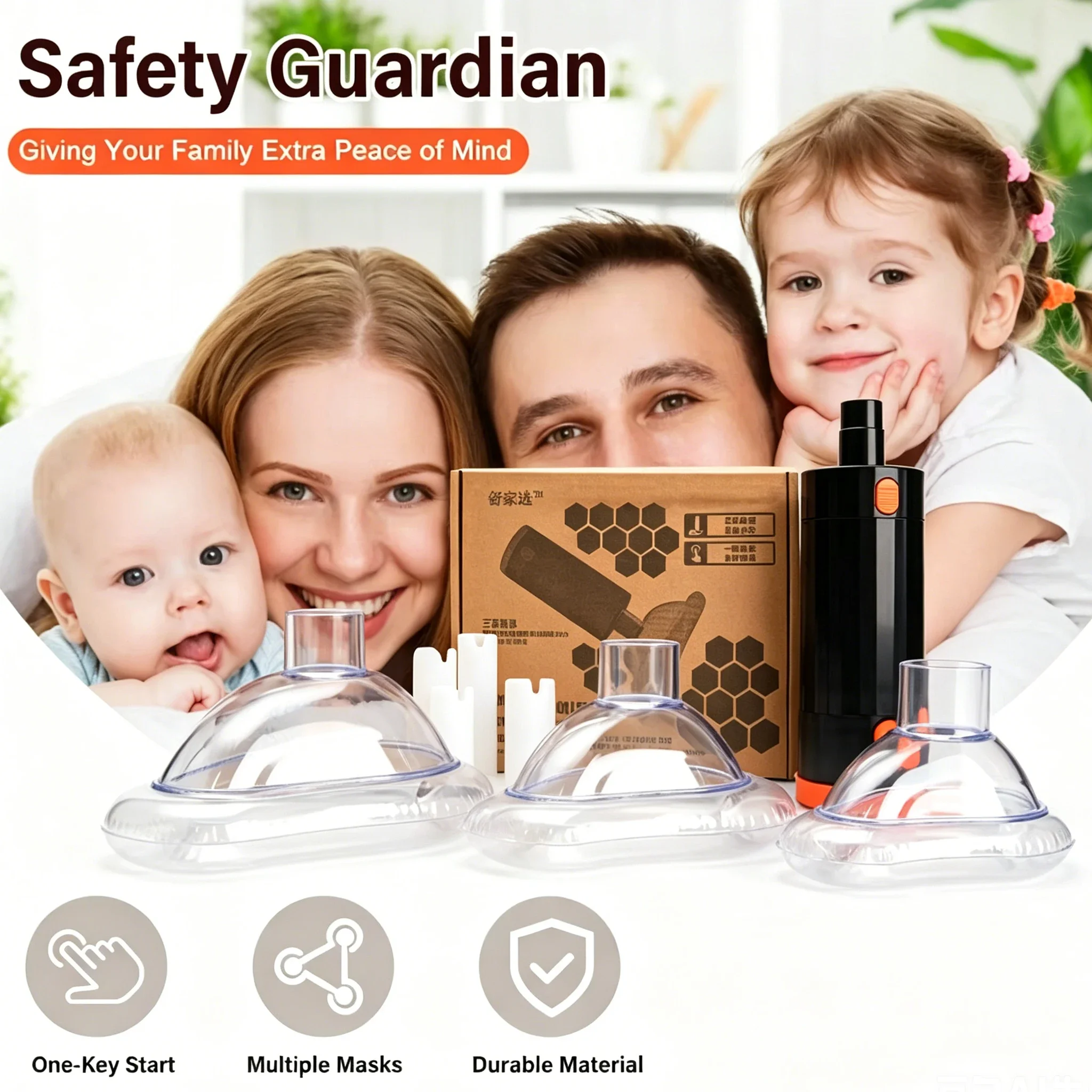 Heimlich Anti Choking Device Throat Negative Pressure Suction Device Household Portable Automatic First Aid Anti Asphyxia Device