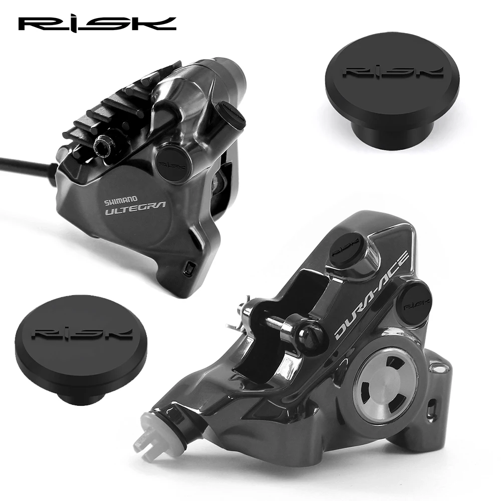 RISK Road Bicycle Oil Disc Clamp Dustproof Plug Oil Injection Nozzle Cover Screw Plug for R7170/R8170/R9270 Brake Accessories