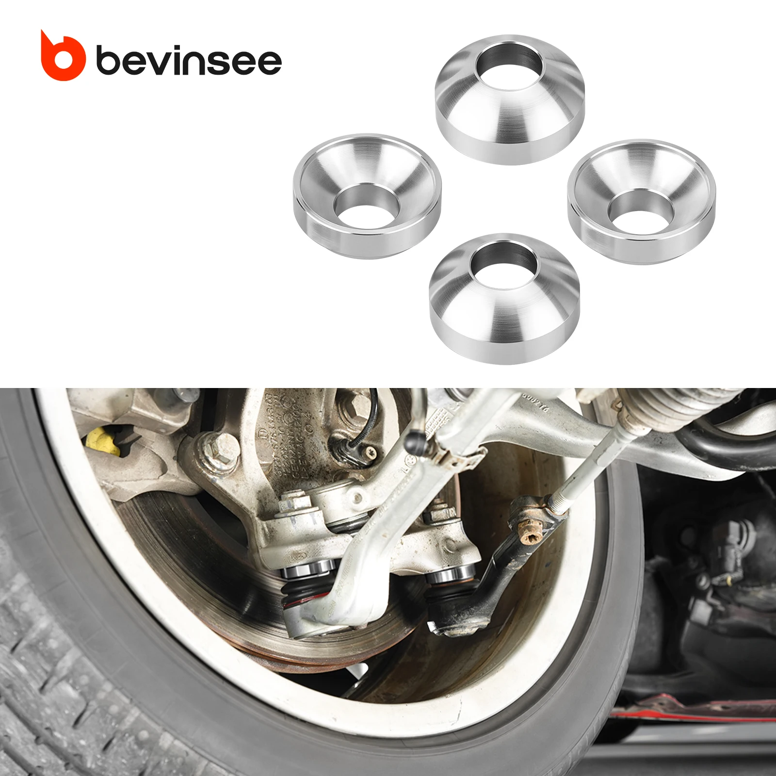 BEVINSEE Front Roll Center & Bumpsteer Correction Kit for BMW F30 E90 E91 F31 E87 F20 E81 F21 E92 E82 E88 F32 F22 E93 F33 F23