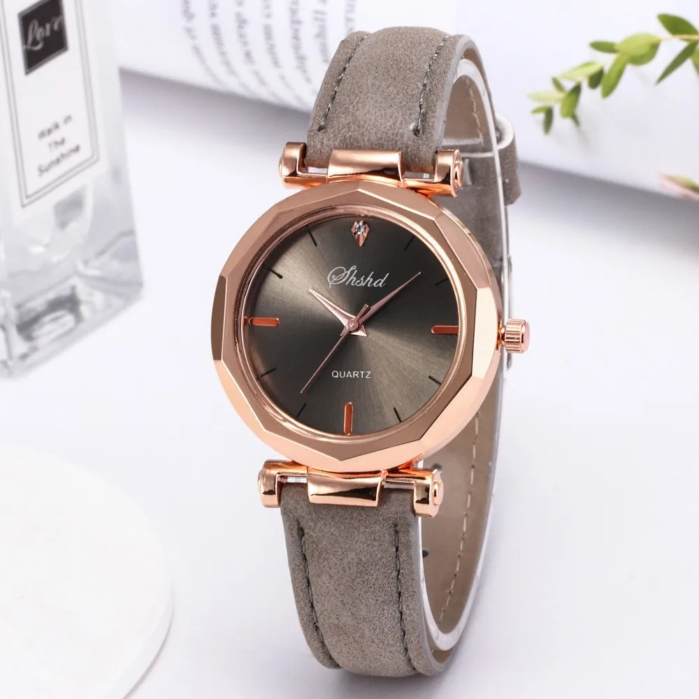 

Fashion Women Watches Leather Casual Watch Luxury Analog Quartz Wristwatch Ladies Fashion Dress Watch Montre Femmes